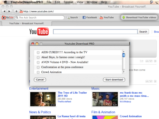 best youtube video downloader mac